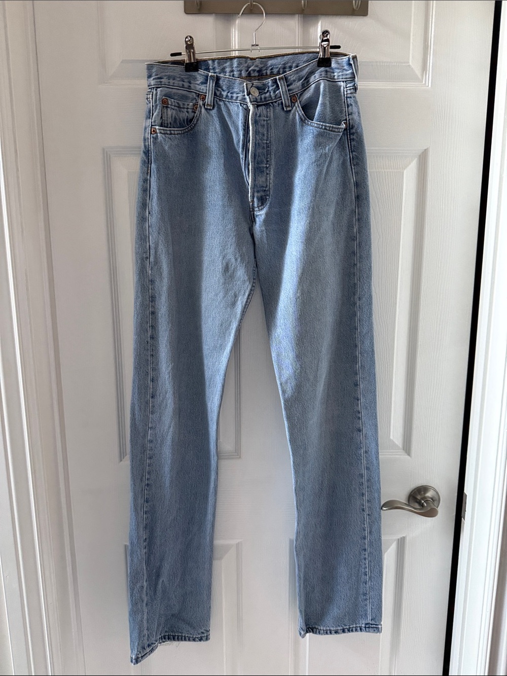 Light Blue Levi’s Vintage 501 Straight-Leg Jeans